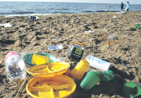 пластиковый мусор, одноразовая посуда, экологическая катастрофа, ес