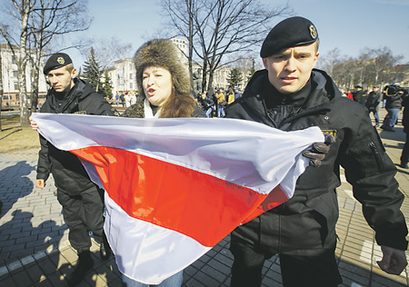 белоруссия, праздник, бнр, аресты, оппозиция