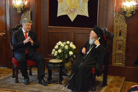 патриарх варфоломей, порошенко, украинская церковь