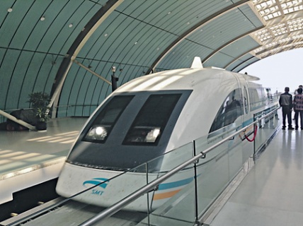 китай, всм, скоростные поезда, вакуумный туннель, транспортные технологии, шанхайский маглев