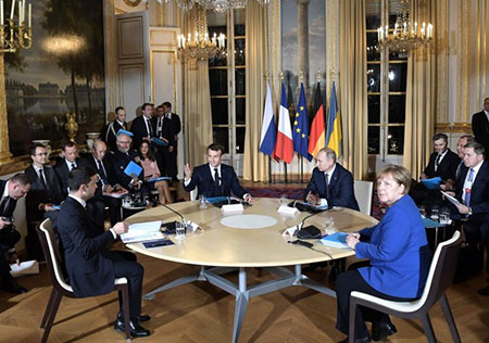путин, меркель, макрон, зеленский, украина, франция, германия, нормандская четверка, саммит
