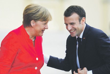 германия, франция, меркель, макрон, ес, евросоюз, еврозона, реформы