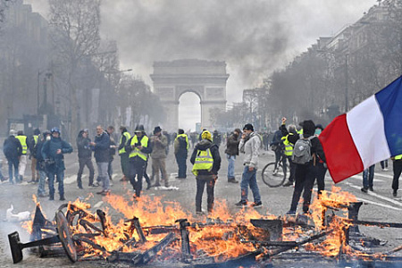 франция, протест, желтые жилеты, национальные дебаты