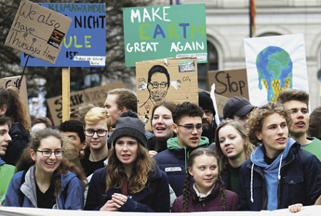 германия, школьники, протест, климат, глобальное потепление