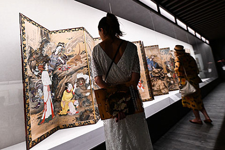 выставка, пушкинский музей, япония, живопись, гравюры, эпоха эдо