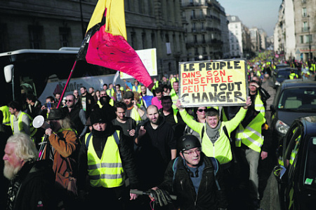 франция, протест, желтые жилеты, антисемитизм