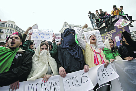 алжир, президент, бутефлика, военные, оппозиция, протест