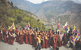 Марш тибетских эмигрантов разозлил руководство КНР