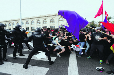 каталония, независимость, массовые беспорядки, фото 