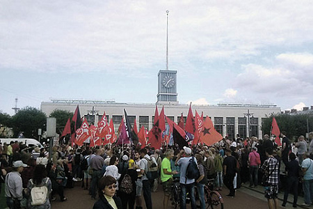 пенсионная реформа, протетс, петербург, акции