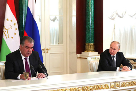 таджикистан, президент, рахмон, визит, путин, сотрудничество, ттп, еаэс