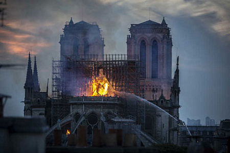 нотр-дам, собор парижской богоматери, франция, пожар, макрон, католическая церковь, католики
