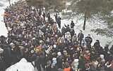 Фото недели. Похороны Навального* прошли без эксцессов