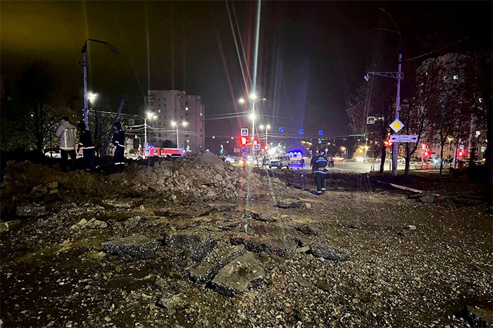 Нештатный сход авиабомбы привел к взрыву в Белгороде... 