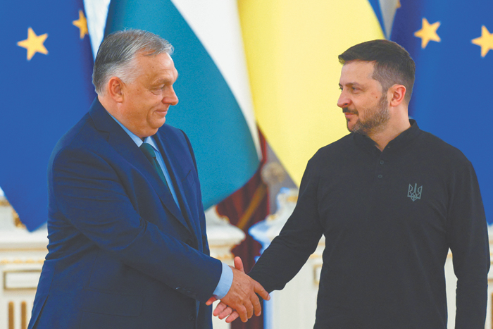 В Киеве Орбан опробовал роль практикующего посредника