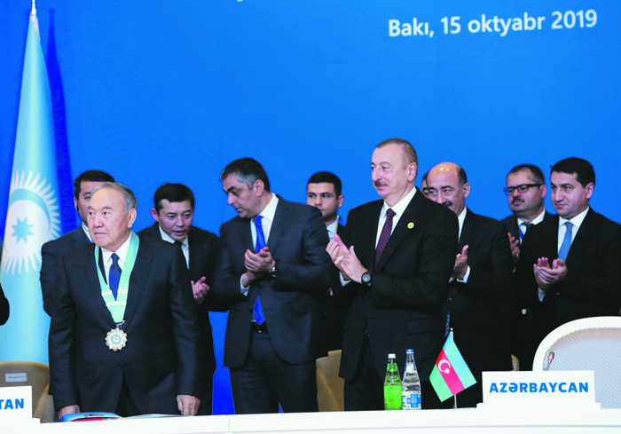  Назарбаев принял участие в саммите Совета сотрудничества тюркоязычных государств в Баку