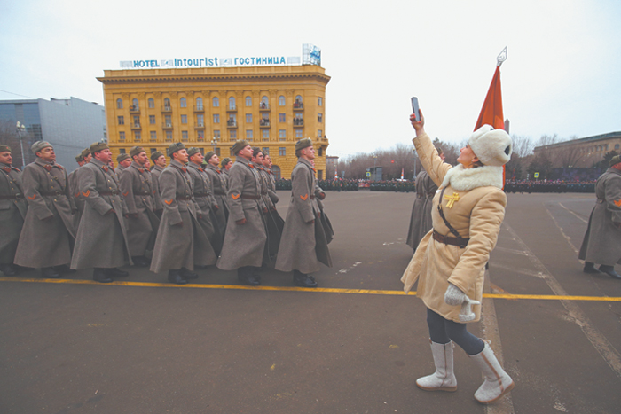 Фото недели. Сталинградскую победу отметили в форме НКВД 