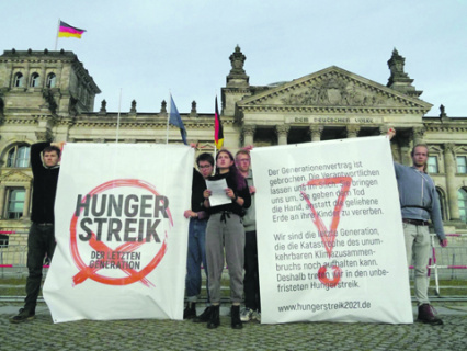 германия, экологи, протест, выборы, голодовка