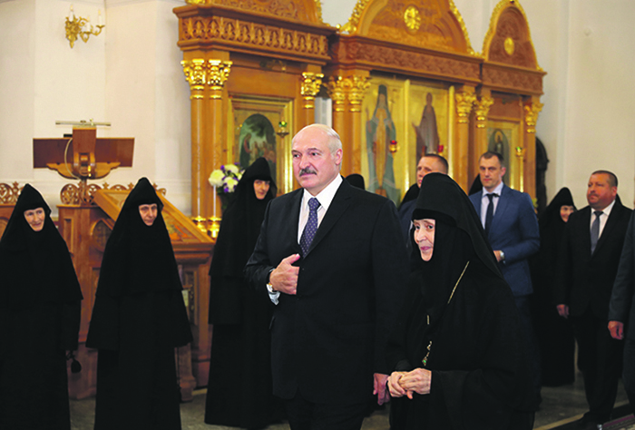 Полоцк. Предвыборное паломничество Александра Лукашенко