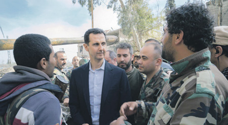 Россия защищает Асада "живым щитом"
