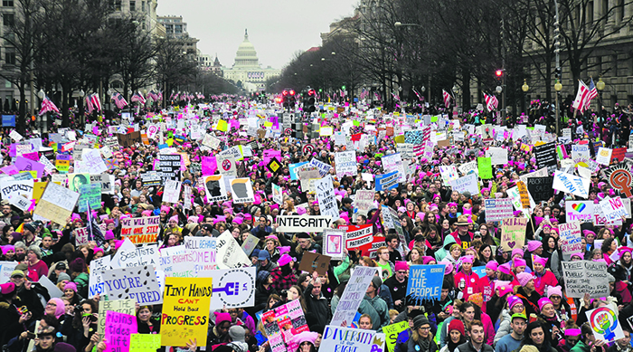 «Женский марш» На Вашингтон состоялся