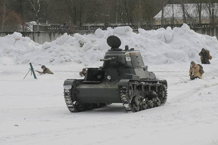 музей, реконструкция, танки, праздник