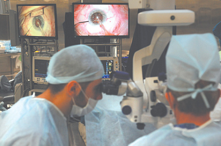 глаз, катаракта, лечение, методы, операция