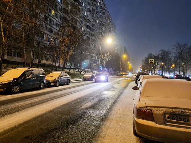 россия, москва, снегопад