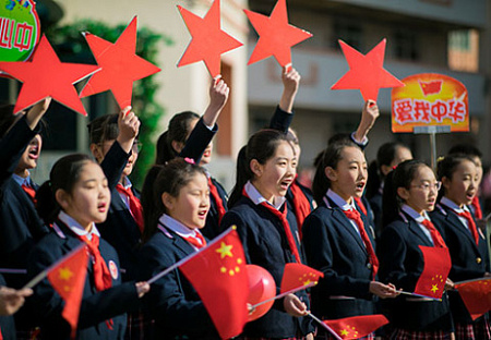 китай, учебные заведения, идеологическое воспитание, патриотизм, партизация системы управления