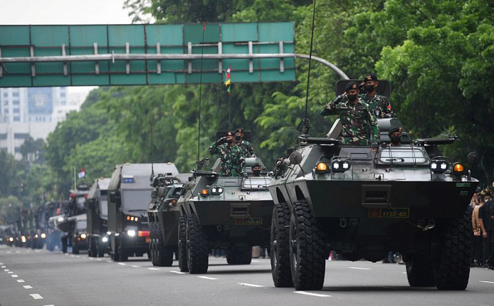 индонезия, армия, парад