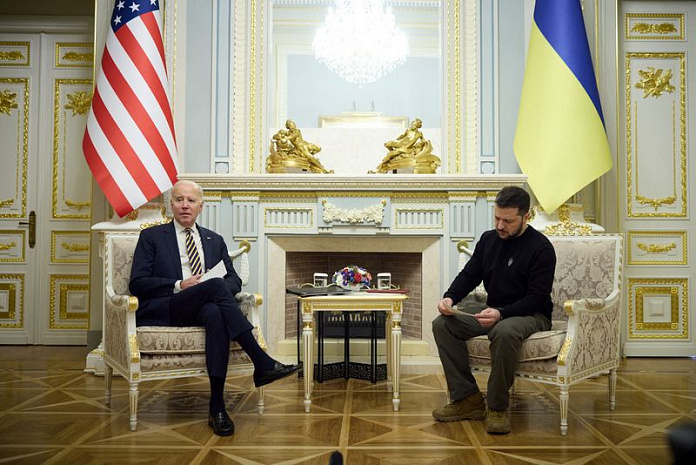 сша, украина, джо байден, киев, визит, владимир зеленский, встреча