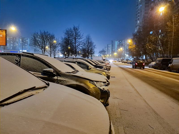 россия, москва, снегопад