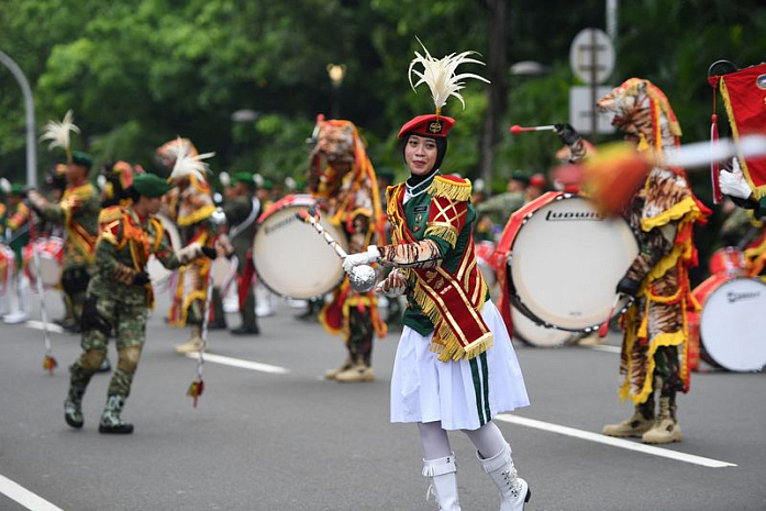 индонезия, армия, парад