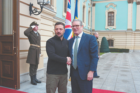 британия, стармер, визхит, украина, договор о сотрудничестве, военная помощь