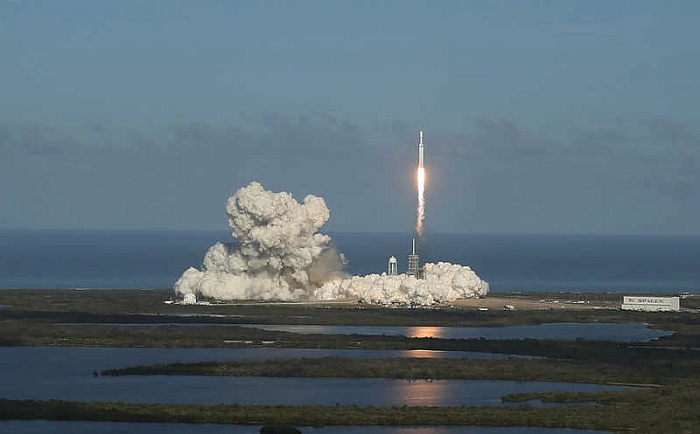 spacex, falcon heavy, tesla roadster, илон маск