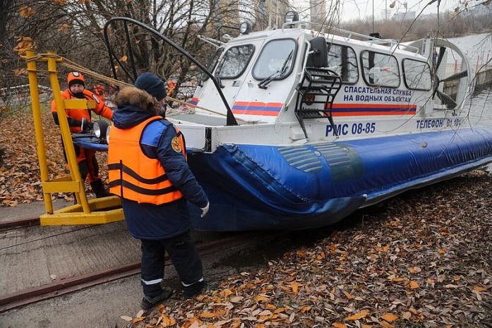 москва, служба спасения, водоемы, зима