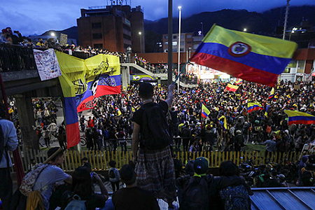 колумбия, протесты, армия, полиция