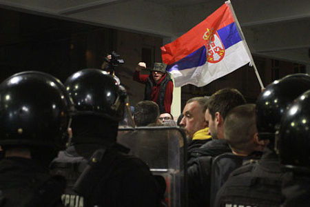 европарламент, выборы, сербия, вучич, беспорядки, косово