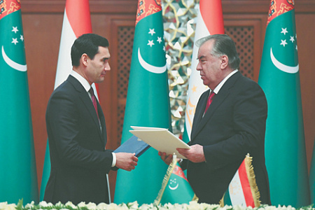 туркменистан, таджикистан, стратегическое партнерство, каспийские порты, транспортный коридор