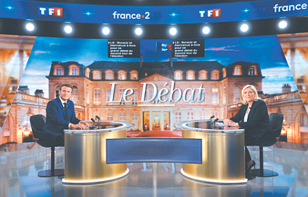 франция, президентская кампания, второй тур, теледебаты, макрон, ле пен, итоги