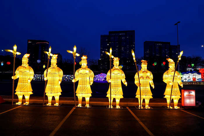 китайские фонарики, чикаго, фестиваль