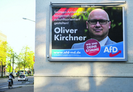восточная германия, региональные выборы, правые популисты, адг