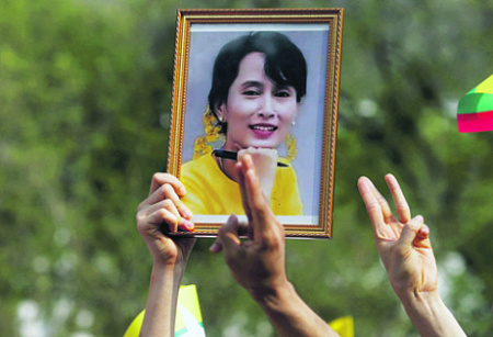 мьянма, политика, арест, аун сан су чжи, обвинение, суд, оон