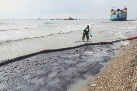 разлив мазута, черное море